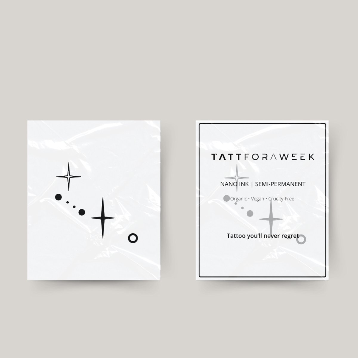 Tijdelijke tattoo taurus sterren | Neptattoo volwassenen | Tijdelijke tattoo voor volwassenen | Temporary tattoo | Plaktattoos voor volwassenen | Neptattoos | Probeer zorgeloos een tattoo | tattforaweek